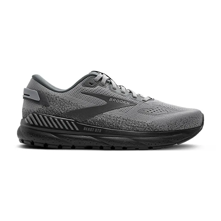 MEN'S BROOKS BEAST GTS 24 WIDE 1104252E069  COLOR:   Primer Grey/Ebony