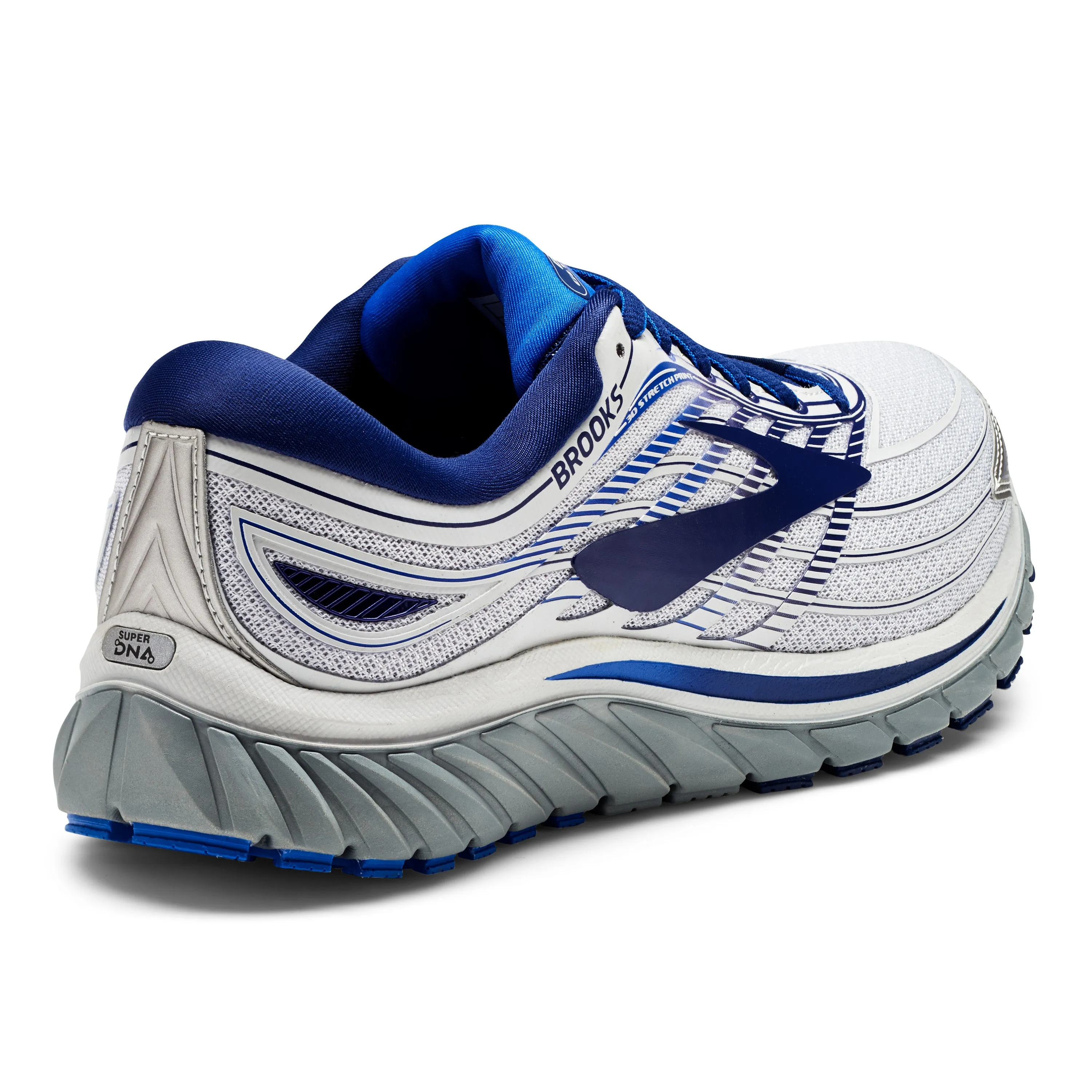 Men's Brooks Glycerin 15 Color: Silver / Navy