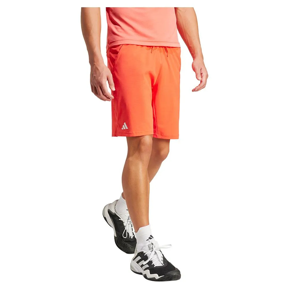 Men's Ergo 9 Inch Tennis Short Bright Red