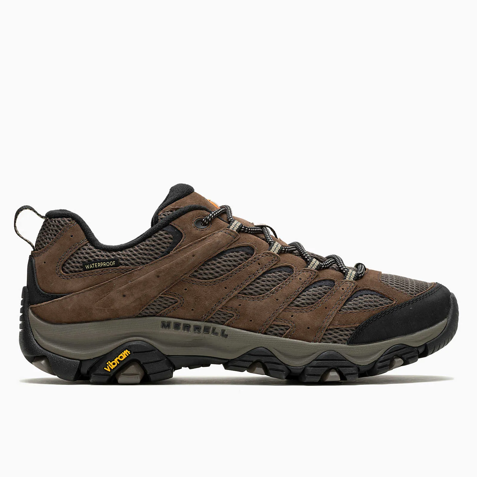 Men's Merrell Moab 3 Waterproof Color: Bracken (WIDE WIDTH)