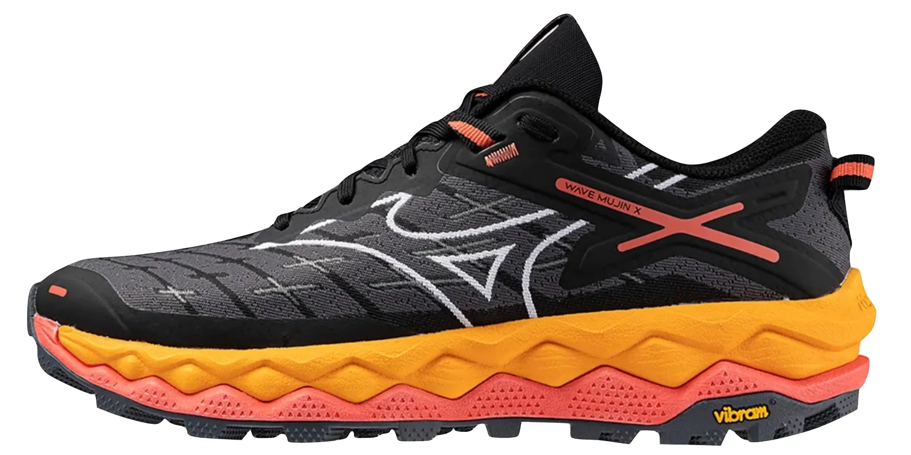 Mizuno Wave Mujin 10 (Black Hot Coral) Womens