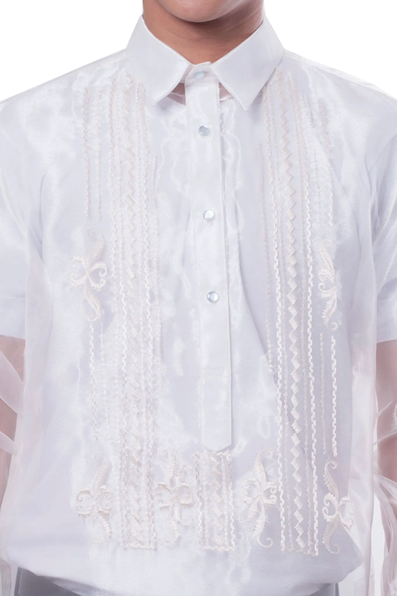 MO02 - Organza Barong Tagalog