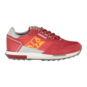 Napapijri Red Polyester Men Sneaker