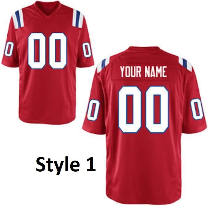 New England Patriots Customizable Pro Style Football Jersey