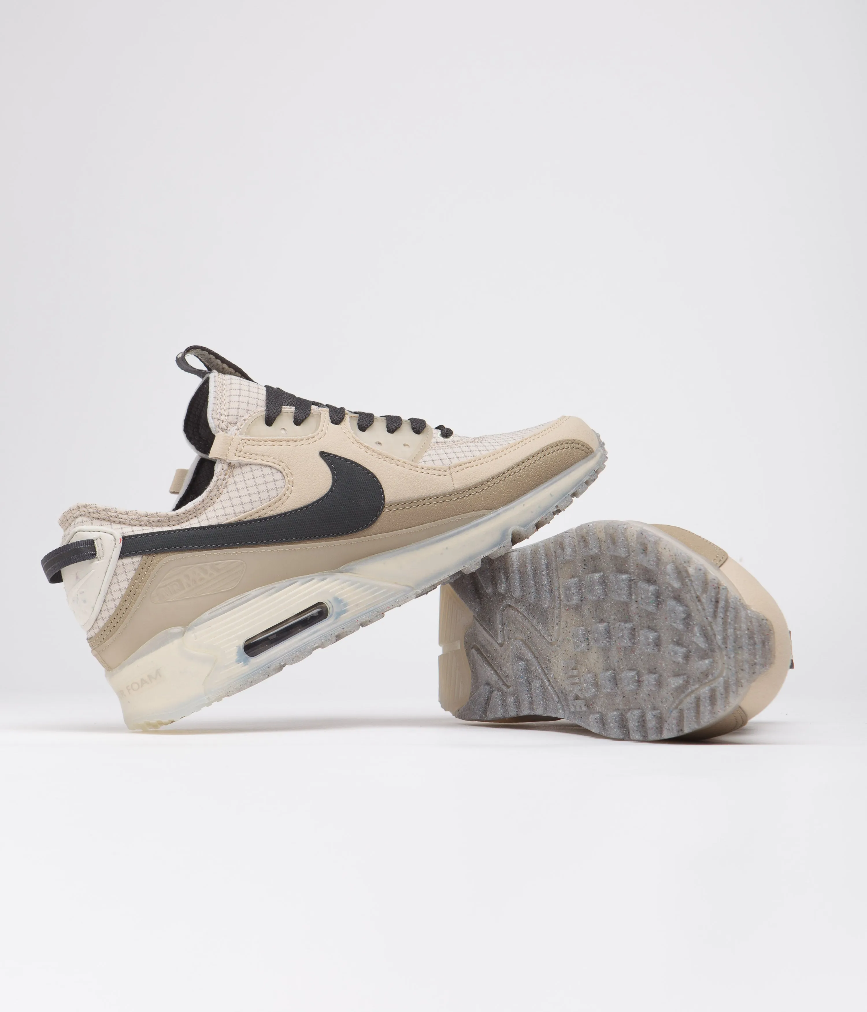 Nike Air Max Terrascape 90 Shoes - Rattan / Dark Smoke Grey - Khaki - Phantom