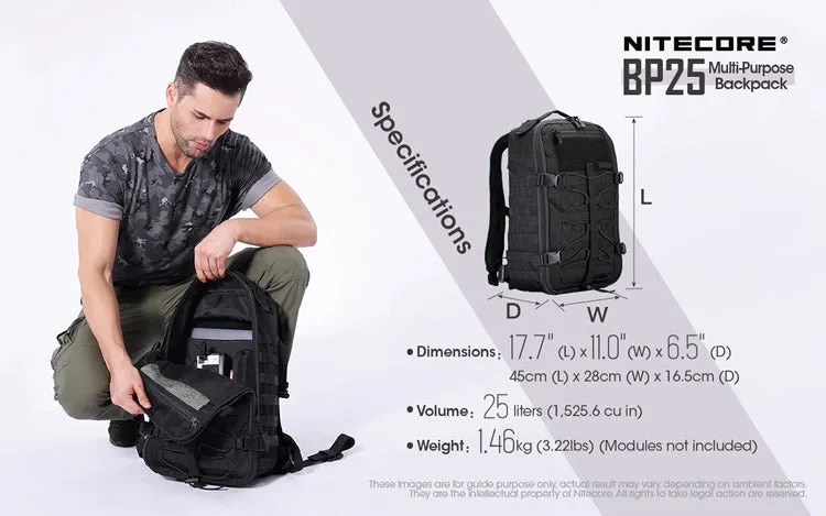 NITECORE BP25 Multipurpose Backpack