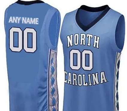 North Carolina Tarheels Customizable College Style Basketball Jersey