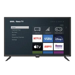 onn.  43" Class 4K UHD (2160P) LED Roku Smart TV HDR (100012584 )