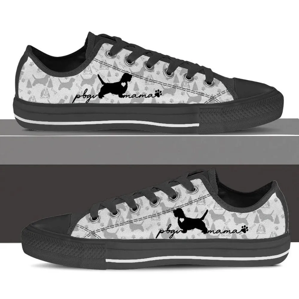 Petit Basset Griffon Vendeen Low Top Shoes - Dog Walking Shoes Men Women, Dog Printed Shoes, Canvas Shoes For Men, Women