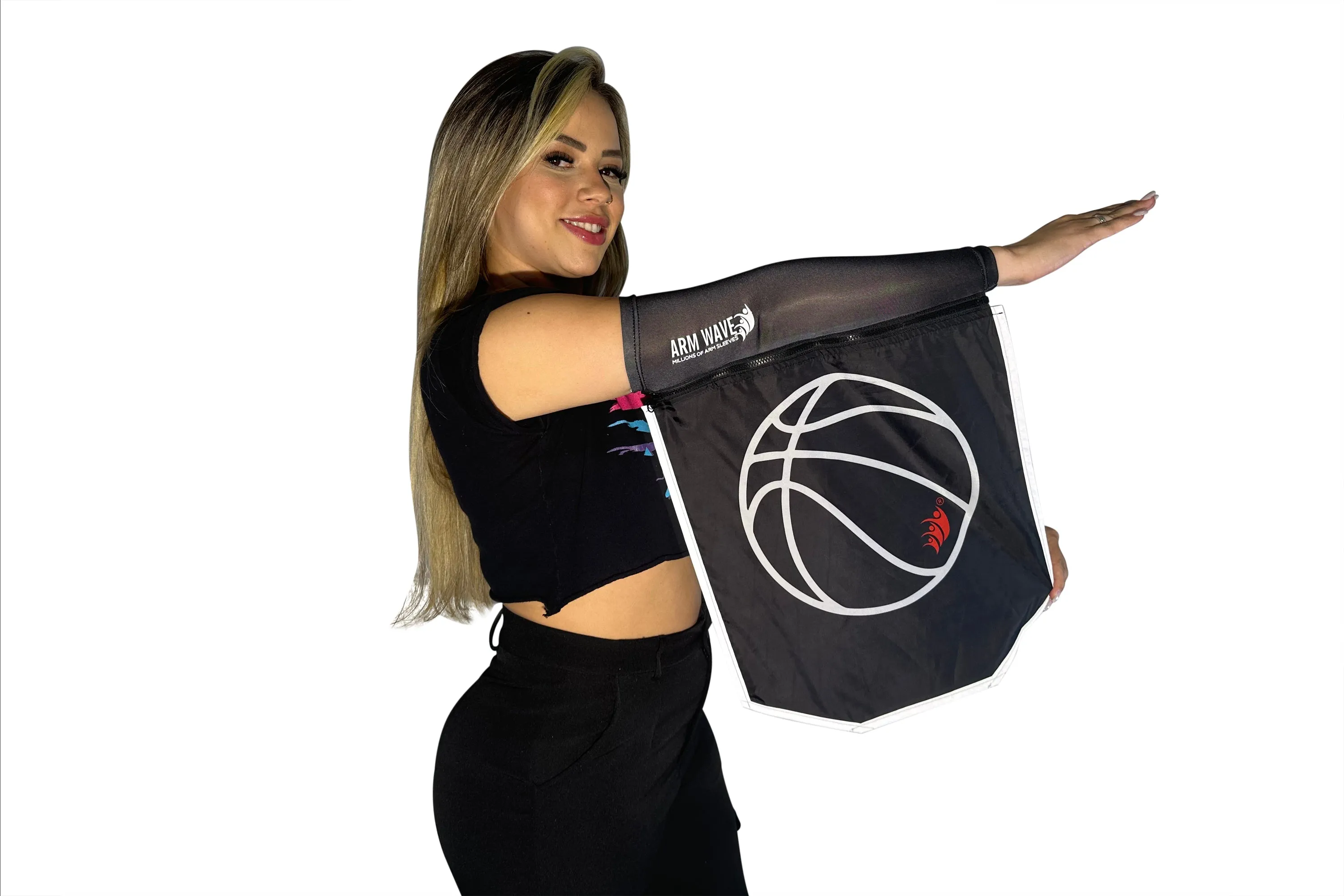 Portland Trail Blazers Basketball Arm Waves