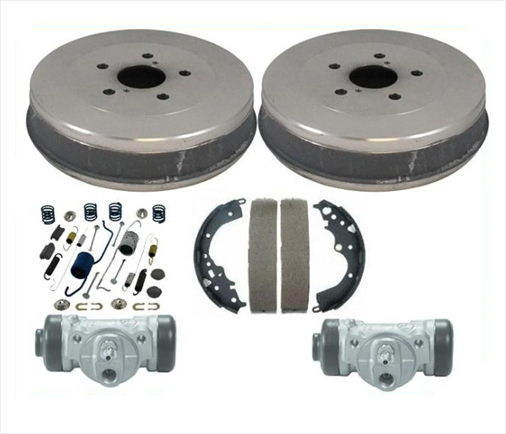 Rear Drums Shoes Spring Wheel Cylinders for Toyota Sienna 04-10 With Rear Drums