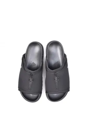 「rerer」LIMONTA zip sandal -black-