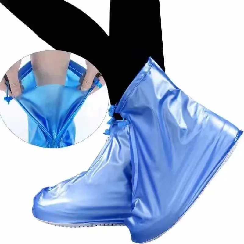 Reusable Silicone Waterproof Rain Shoe Cover Protector for Rainy Days