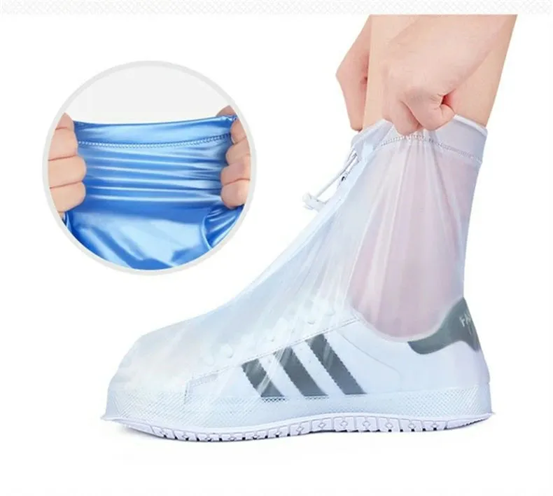 Reusable Silicone Waterproof Rain Shoe Cover Protector for Rainy Days