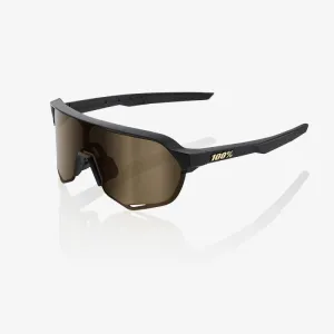 Ride 100 S2 Matte Black - Soft Gold Mirror Lens