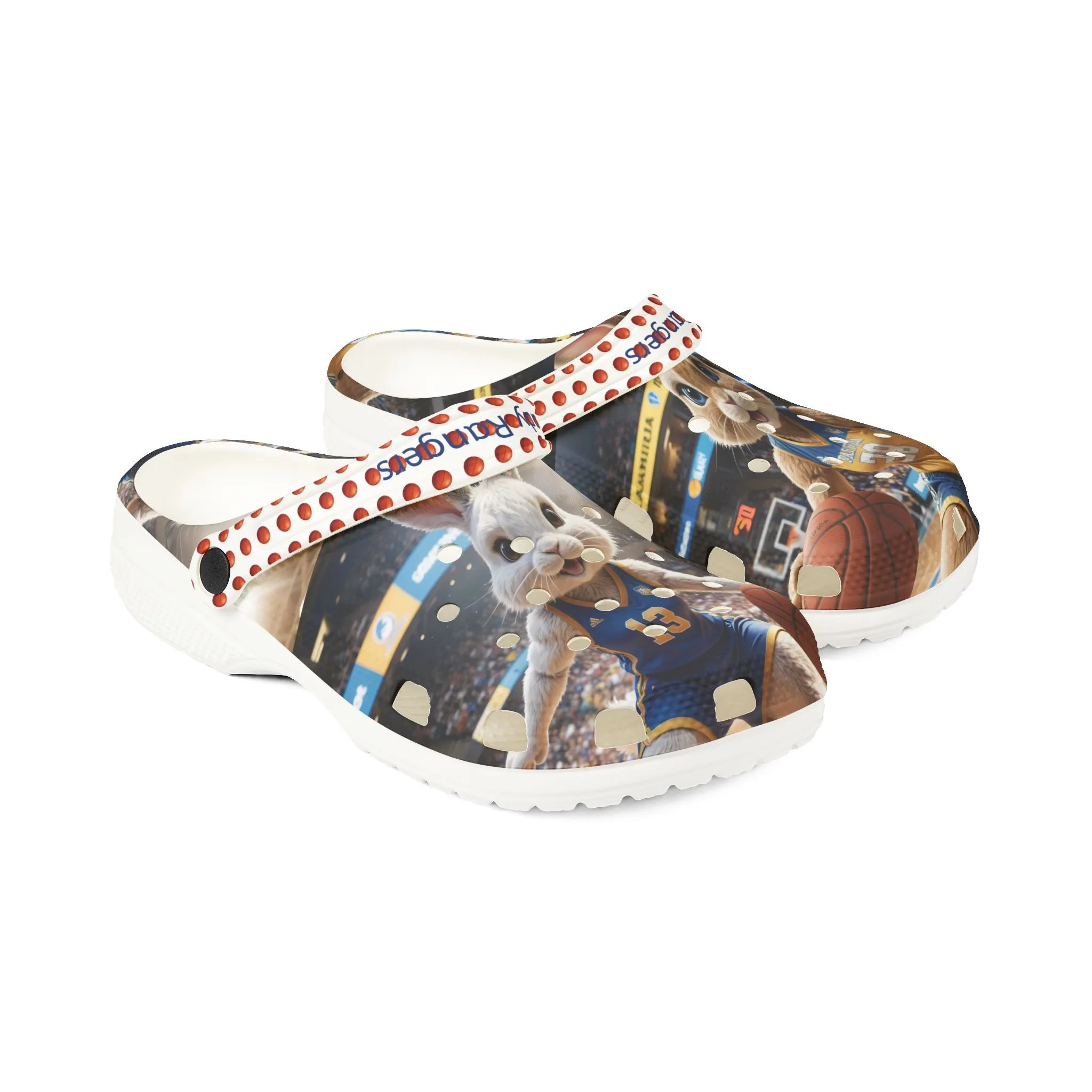 Rubber Shoes Basketball themed-strap Text-Lady Rangers