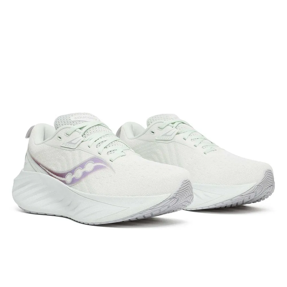 Saucony Women's Triumph 22 Wide - White/Foam