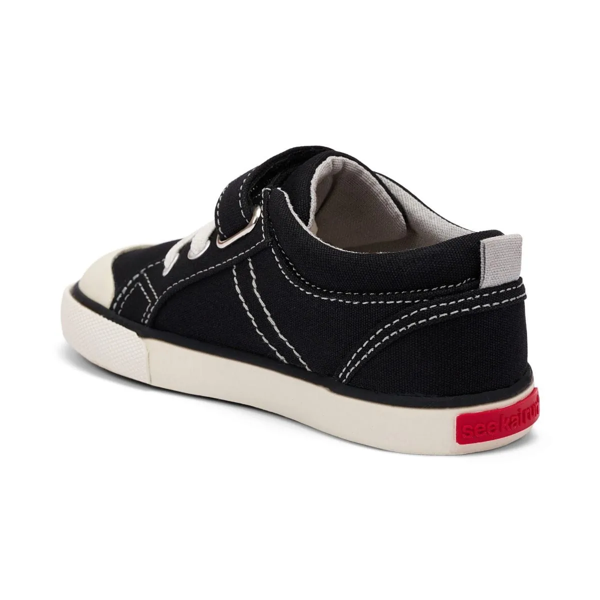 See Kai Run Boy's Sneakers Tanner - Black Canvas