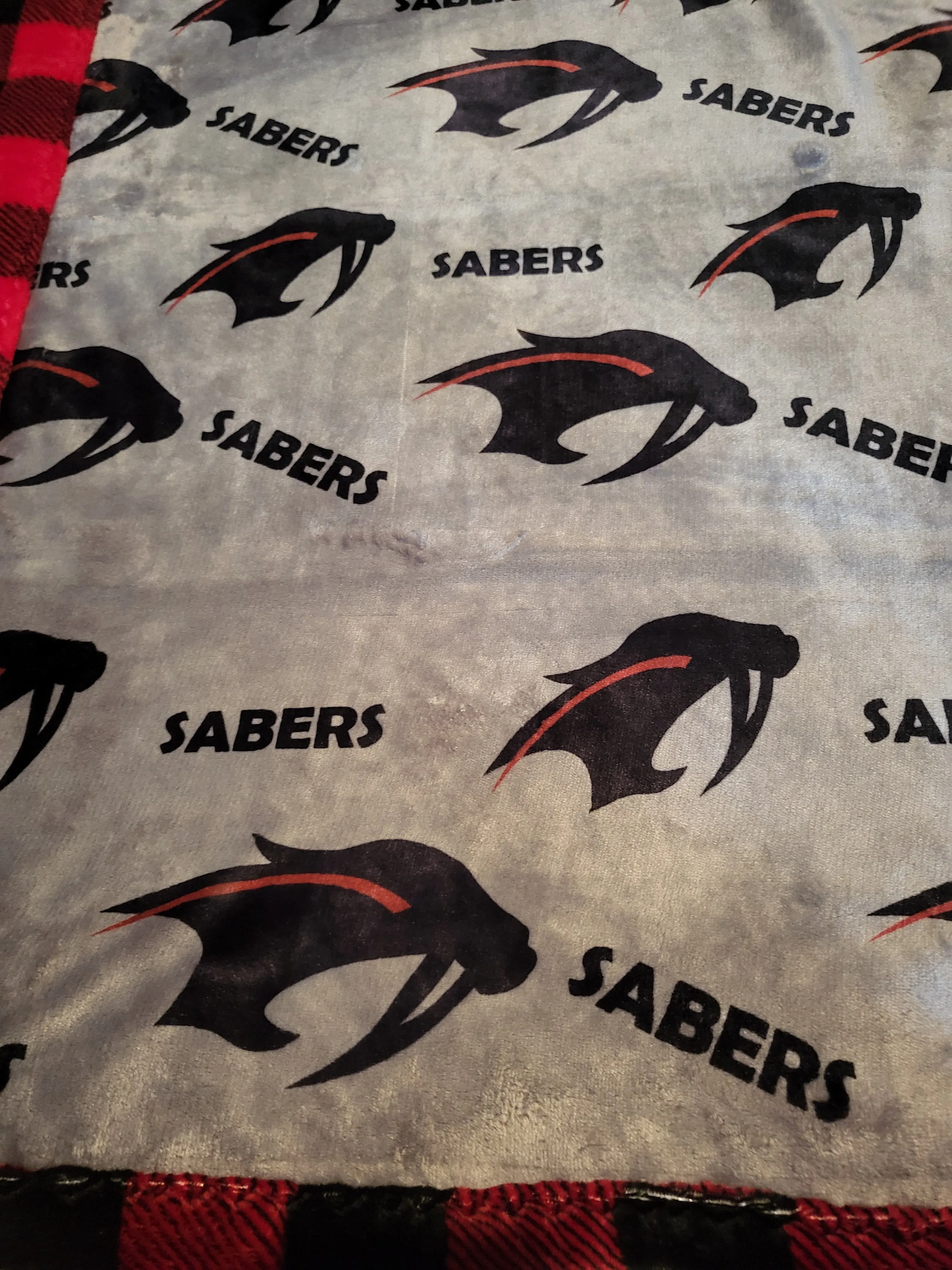 SHAKOPEE GIRLS SOFTBALL FUNDRAISER - Cozy Saber Blanket customizable (Closed)