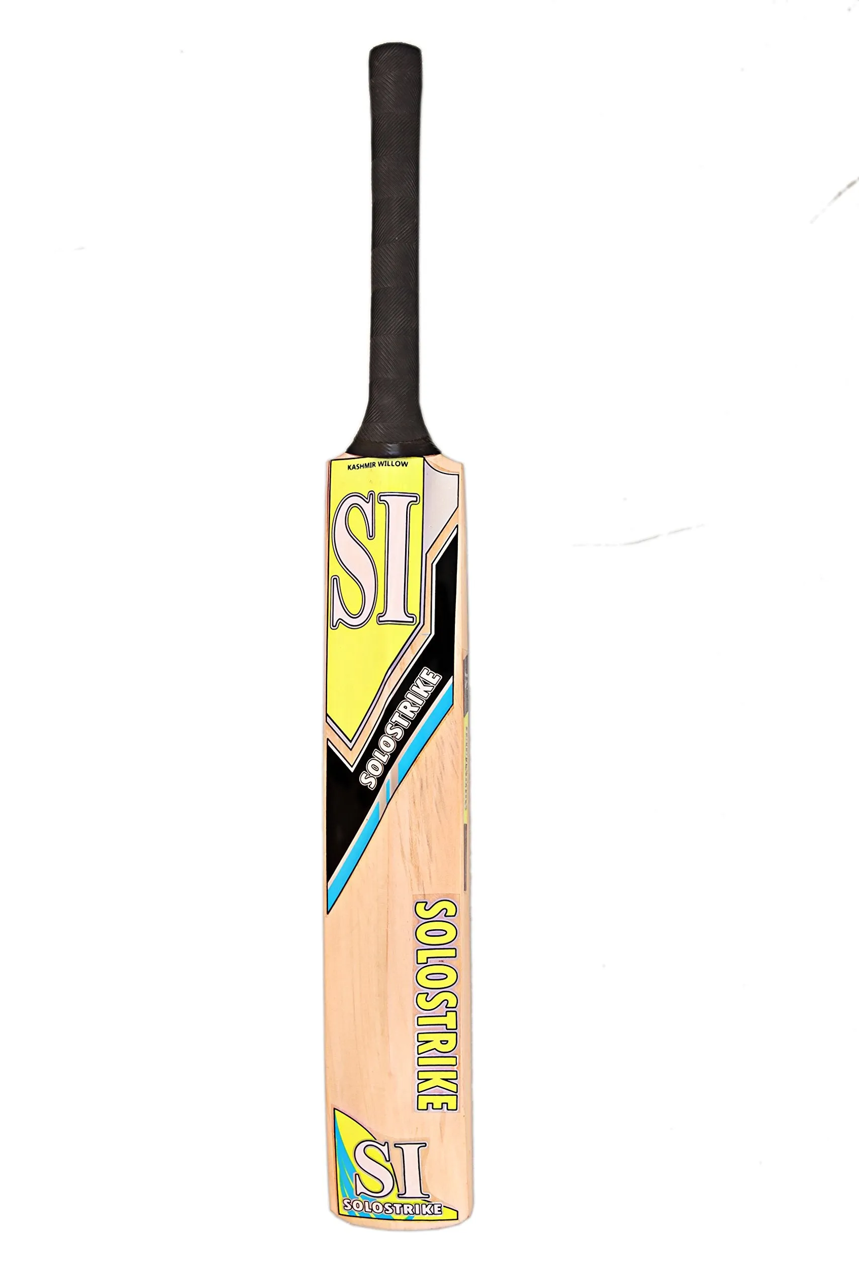 SI Wanted Kashmir Willow Cricket Bat, Men's Short Handle (Fluorescent)