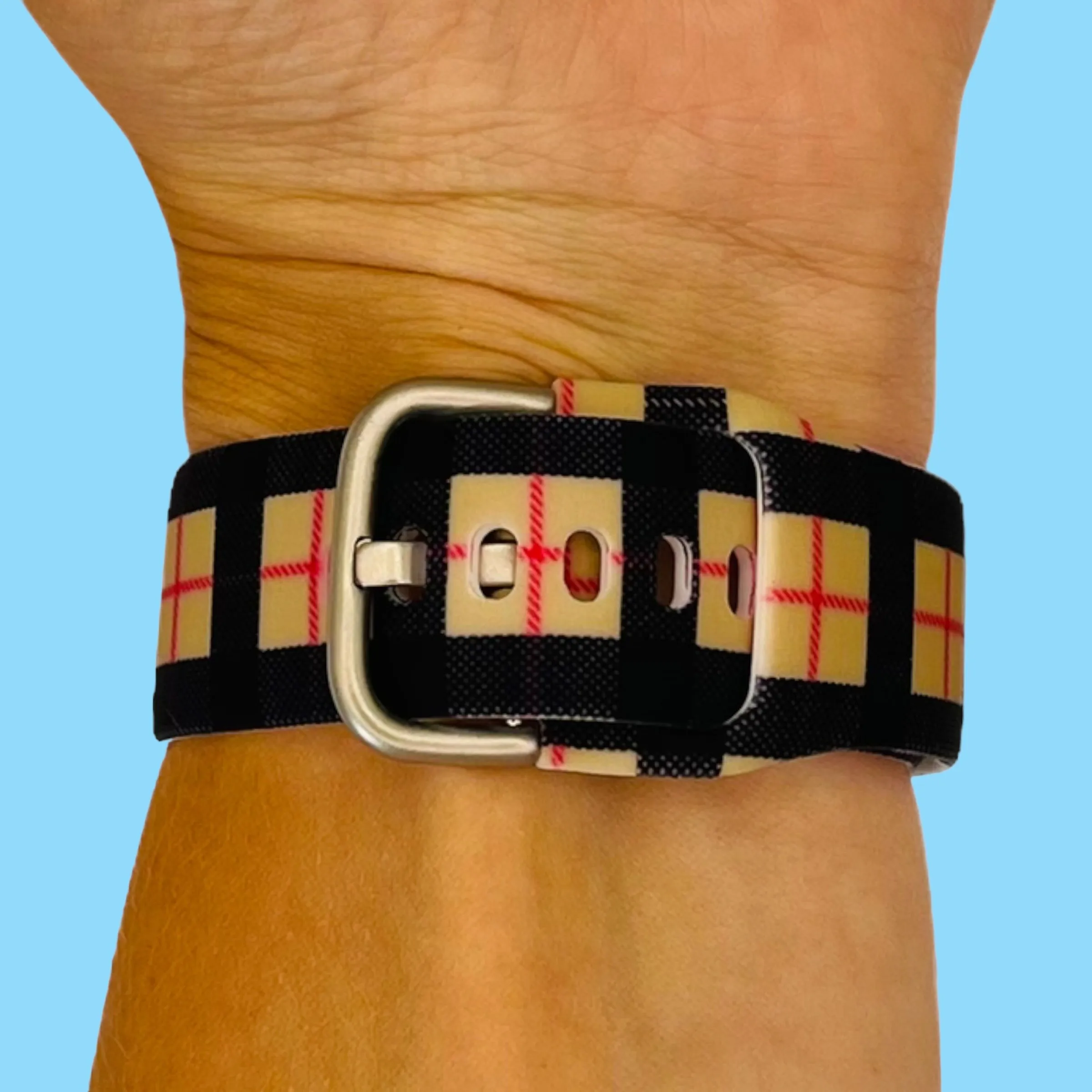 Silicone Pattern Watch Straps compatible with the Garmin Vivomove HR & HR Sports