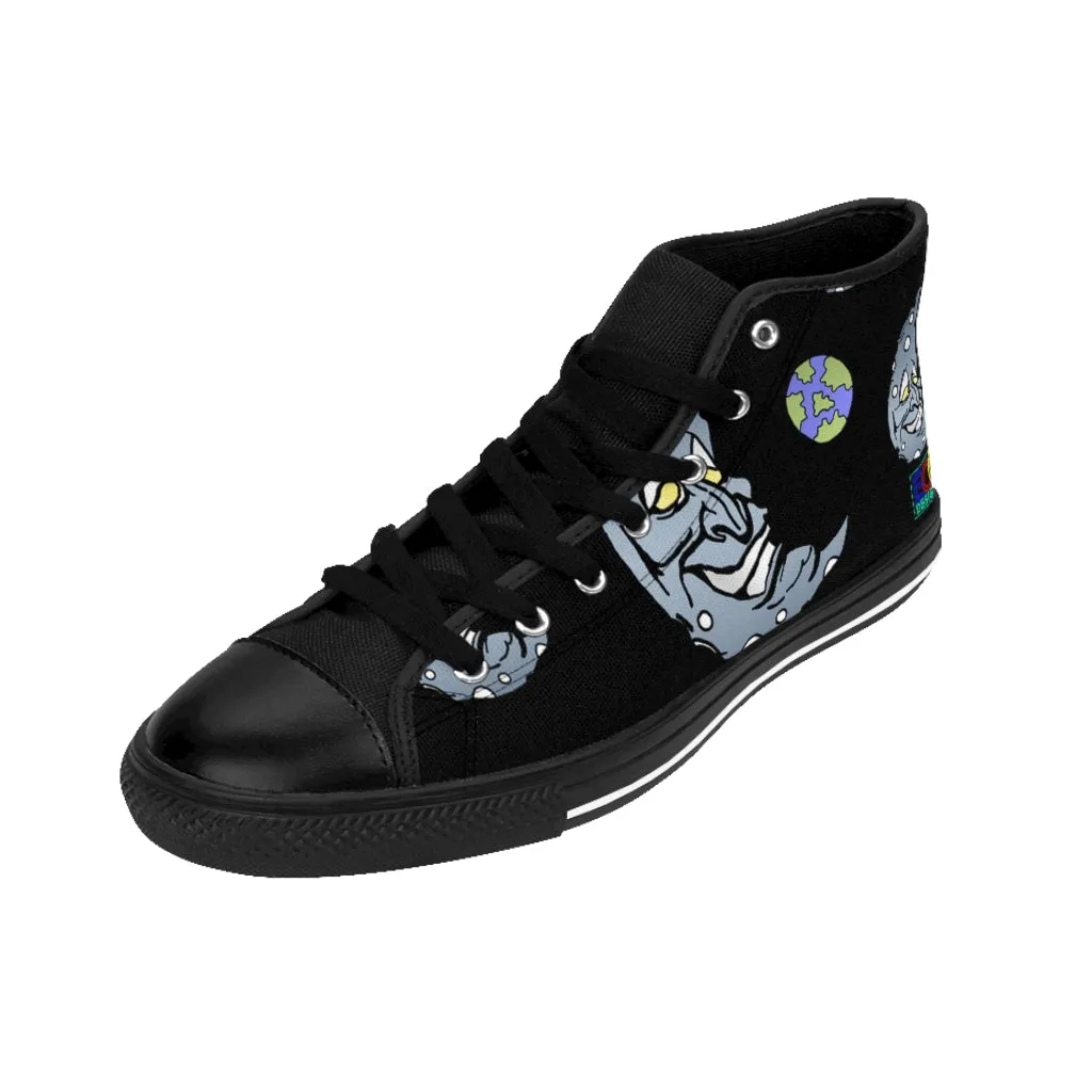 Silver Moon Men's High-top Sneakers