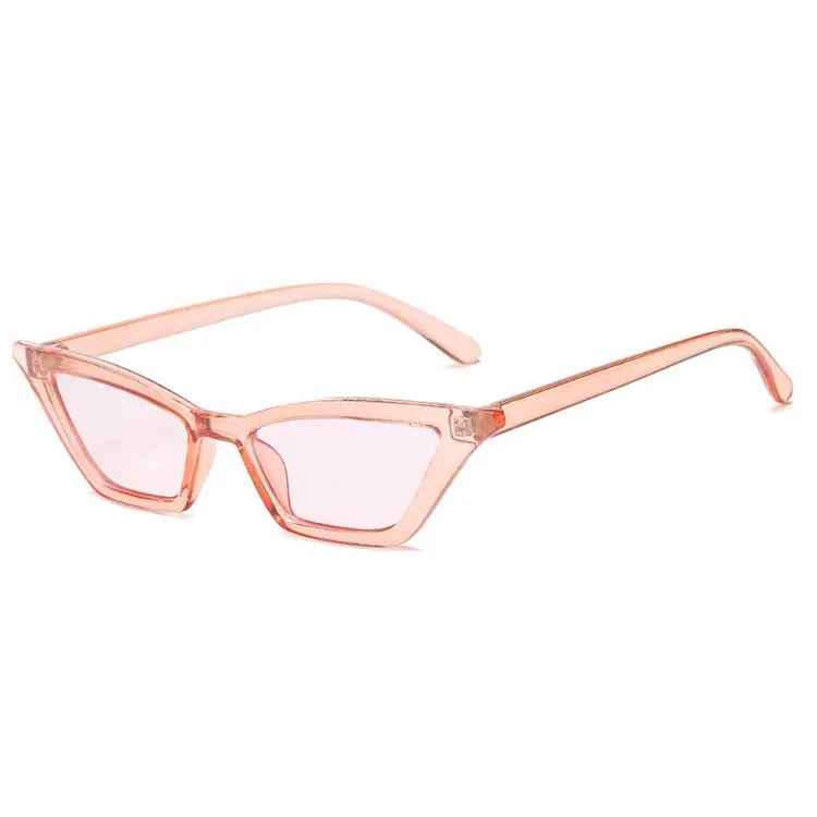 Small Cat Eye Metal Frame UV400 Sunglasses for Women