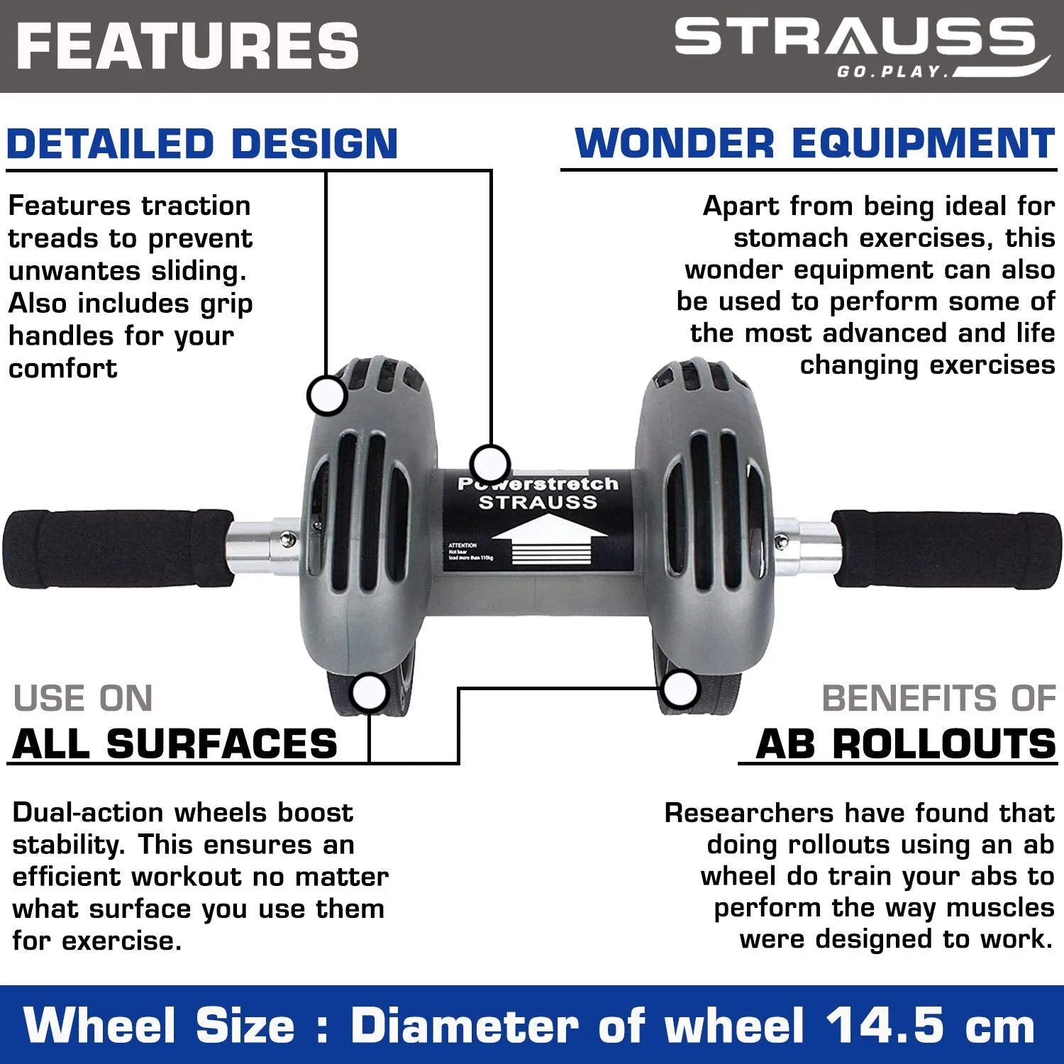 Strauss Power Stretch Roller