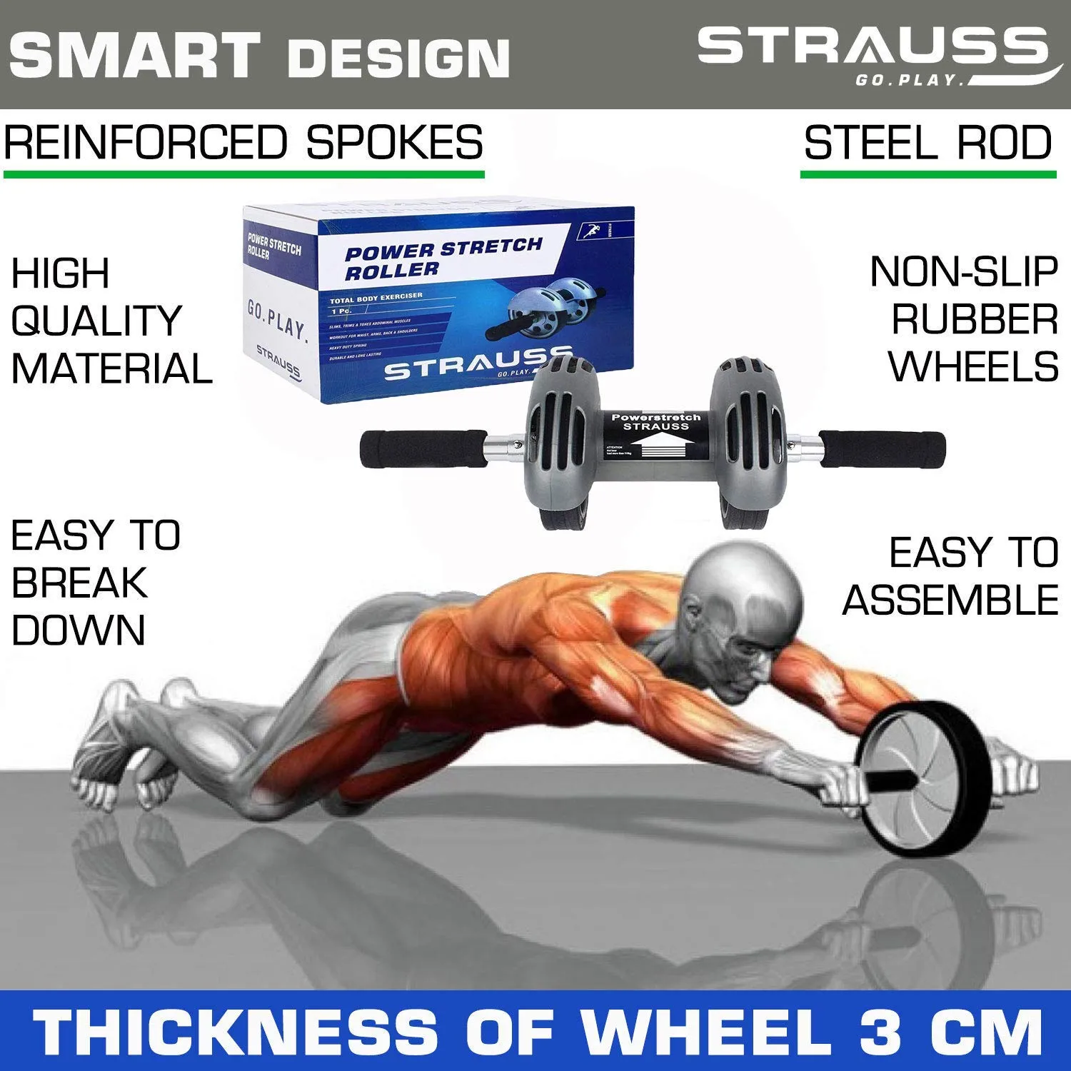 Strauss Power Stretch Roller