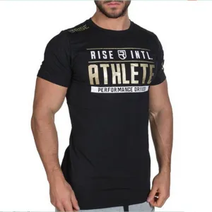 Summer mens Brand clothing Fashion Fitness t Shirt Crossfit Bodybuilding Muscle male Short sleeve Slim Cotton Tee tops apparel