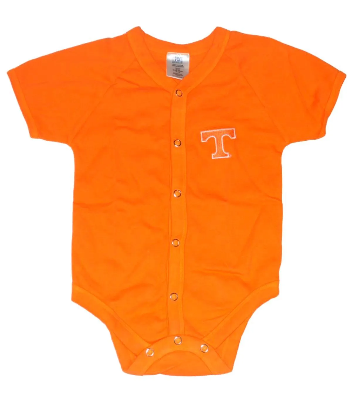 Tennessee Volunteers Pine Sports Orange Snap Baby One Piece Outfit