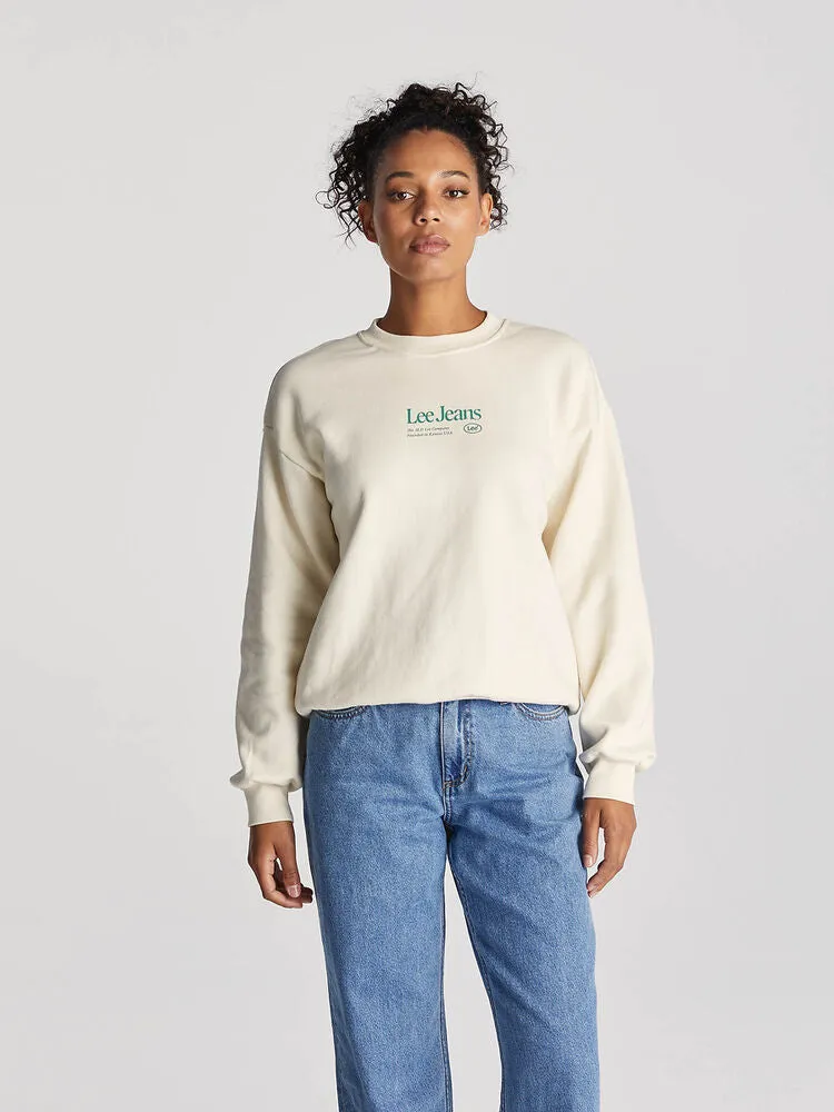 Tera Baggy Sweat - Soft Ecru