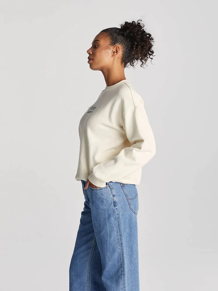 Tera Baggy Sweat - Soft Ecru