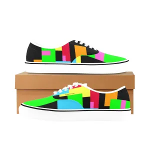 The Cube, Women's Classic Canvas Low Top Sneakers