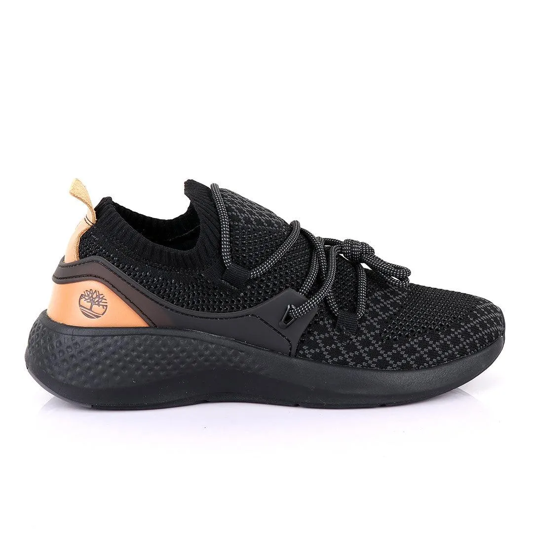 Tim Flyroam Go Knit Wide  All Black Aerocore Sneakers