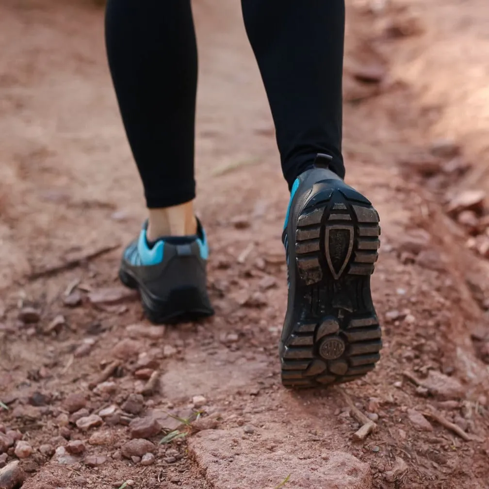 Trail Shoe • Taylor Grey Nubuck & Blue Mesh