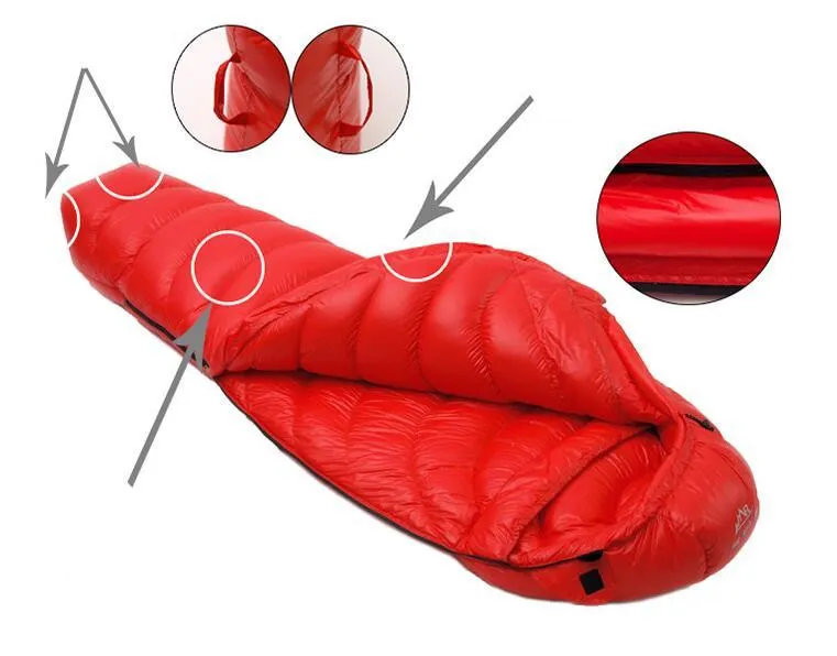 Ultralight Cold-Resistant Down Sleeping Bag FT2K