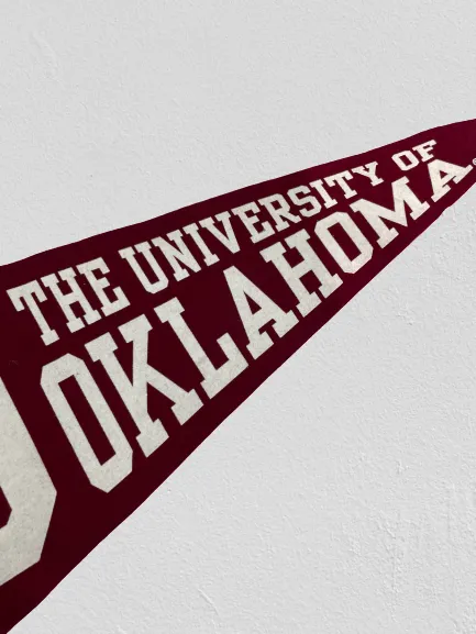 University of Oklahoma Felt Pennant