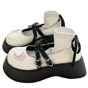 Uniwim Gift Star & Moon Platform Sandals