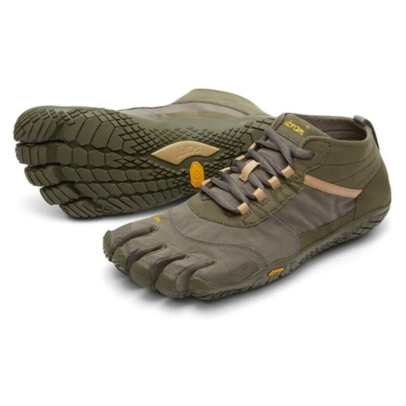 Vibram V-Trek Mens Five Fingers Training Shoes in Military Dark - Mega Grip