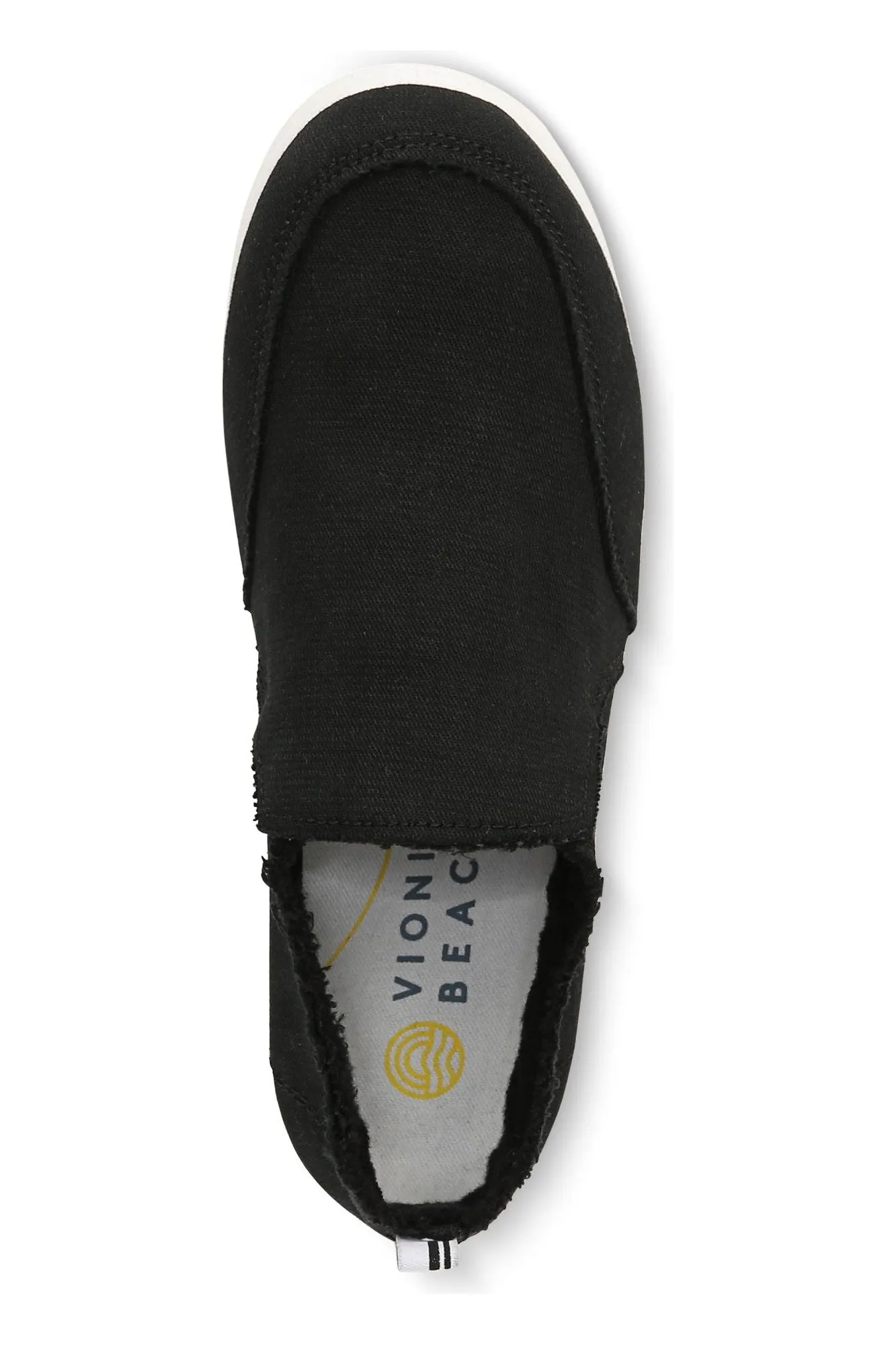 Vionic Canvas Slip-On Flat - Style Malibu BLK