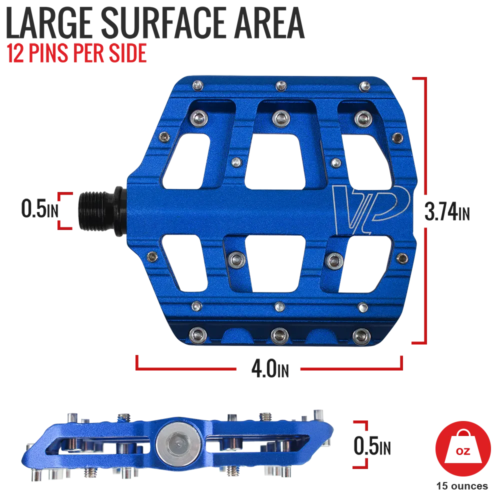 VP Components VP-Vice Pedals PAIR - Blue | VP-015-BL