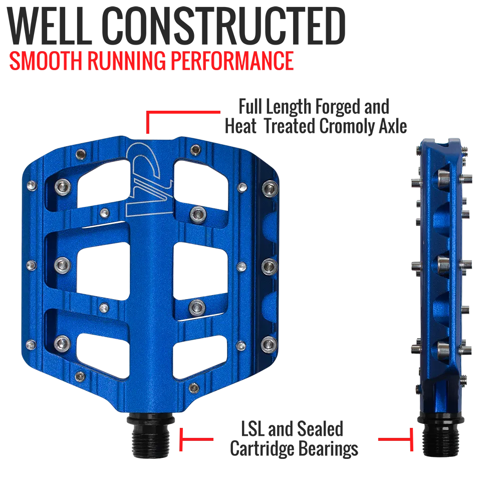 VP Components VP-Vice Pedals PAIR - Blue | VP-015-BL