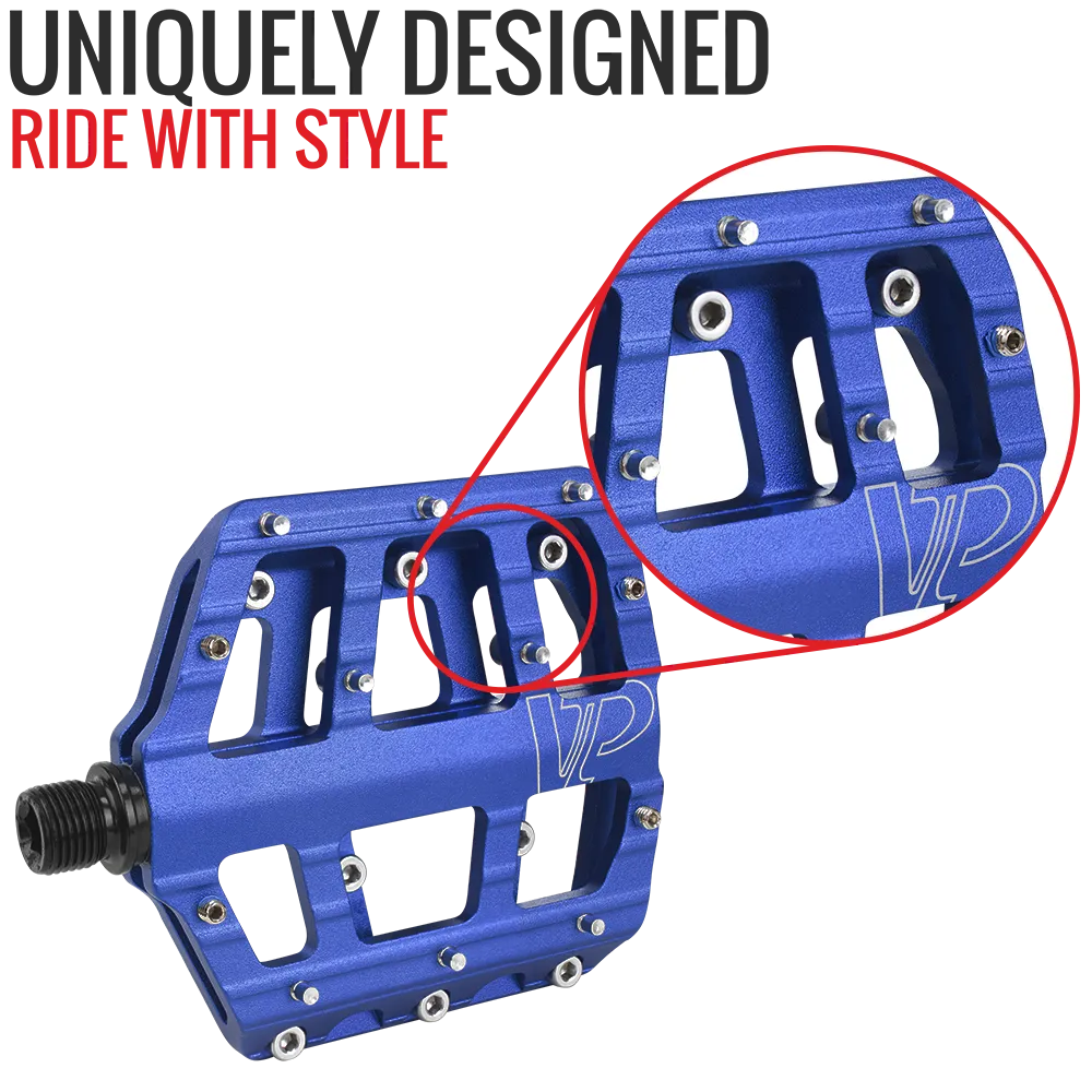 VP Components VP-Vice Pedals PAIR - Blue | VP-015-BL