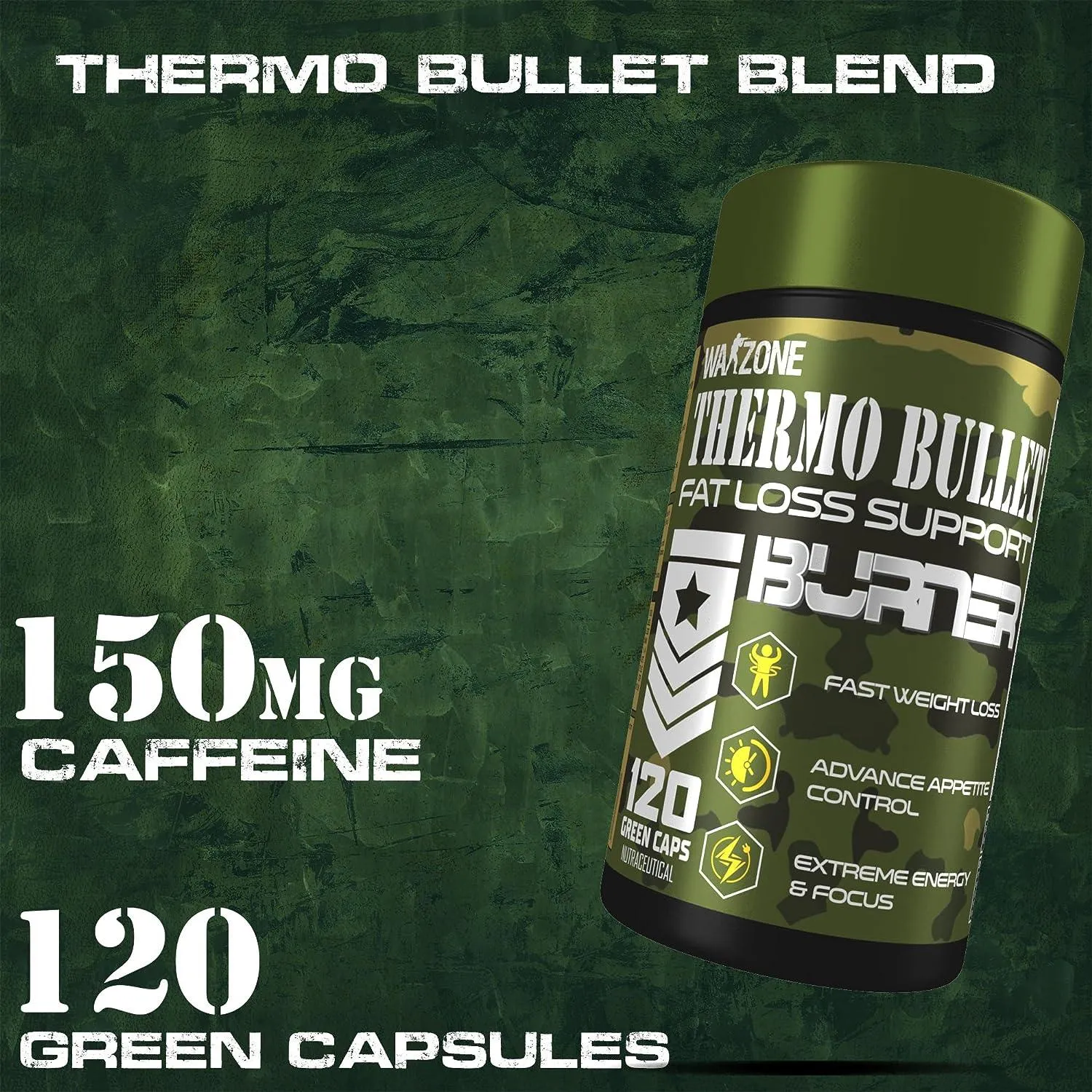 Warzone Thermo Bullet Thermogenic Fat Burner