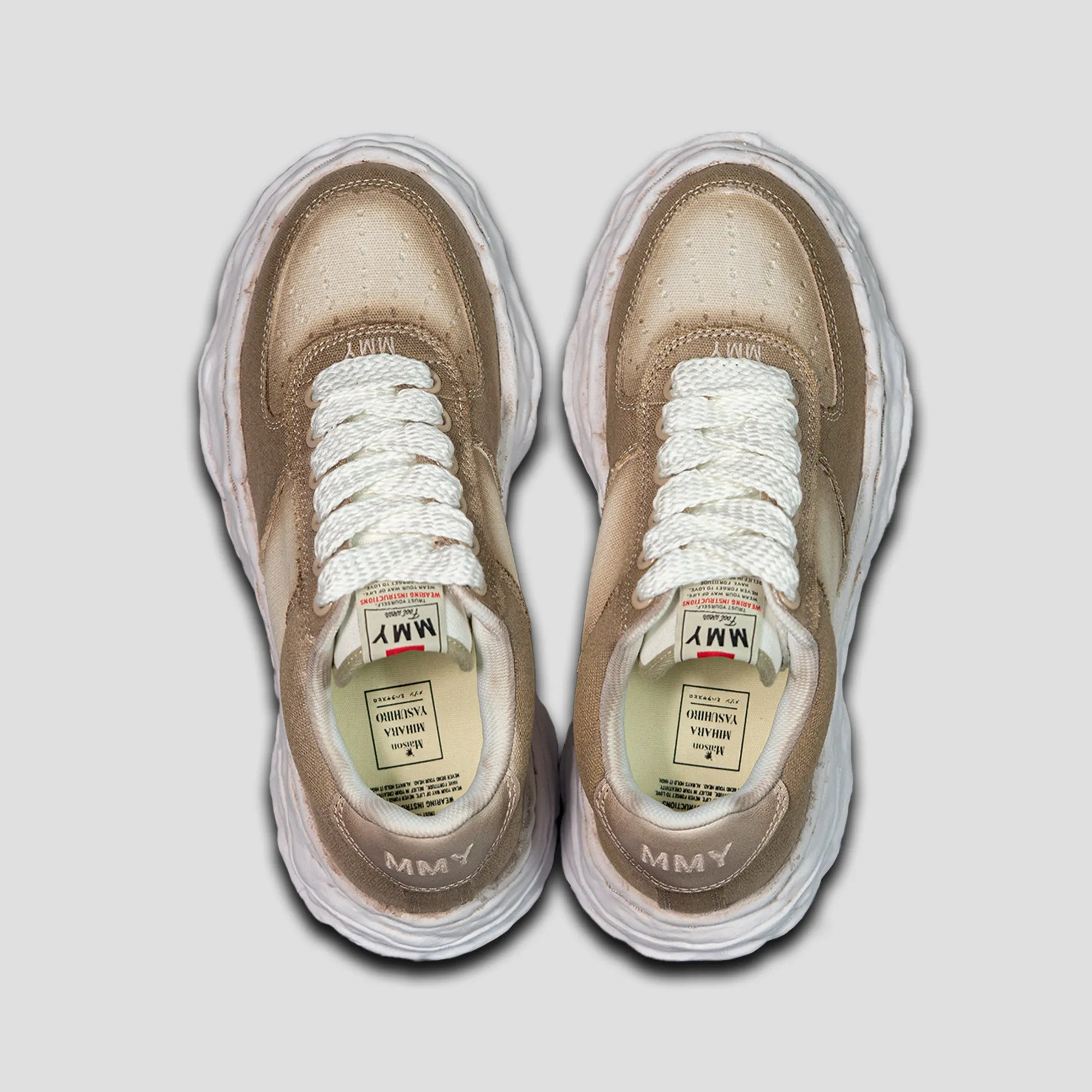 WAYNE OG SOLE LOW-TOP SPRAY CANVAS SNEAKER