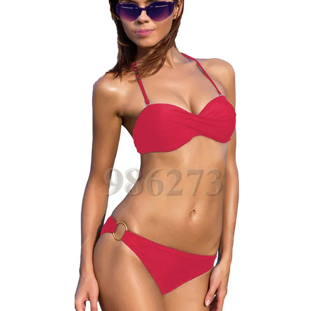 Wholesale Newest Summer Sportswear Sexy Bikini Women Swimwear Occidental Secret Bathing Suit Swimsuit Eight Colors S M L XL