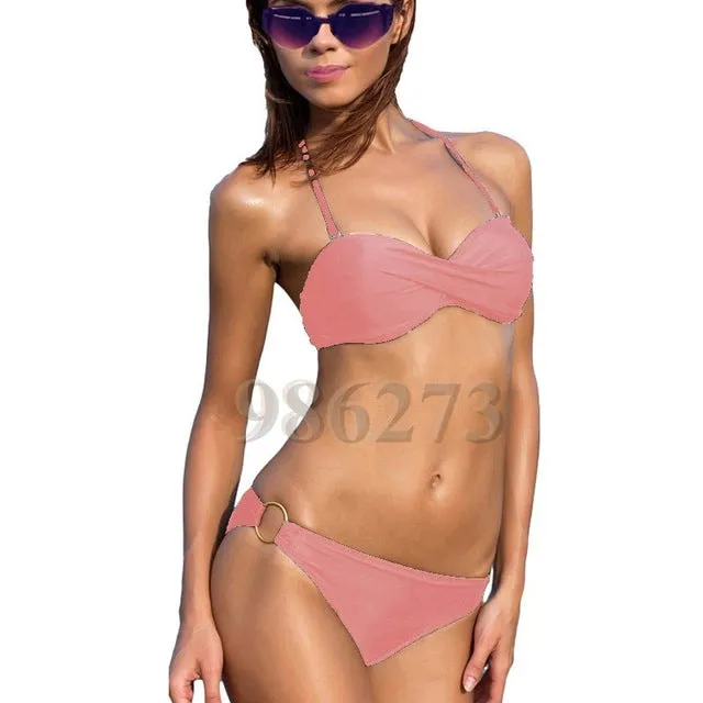 Wholesale Newest Summer Sportswear Sexy Bikini Women Swimwear Occidental Secret Bathing Suit Swimsuit Eight Colors S M L XL