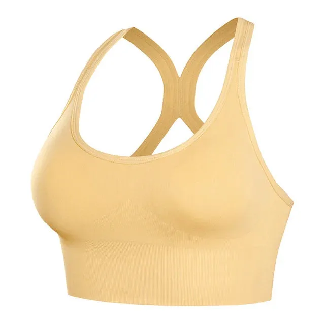 Women's Breathable Mesh Sports Bra