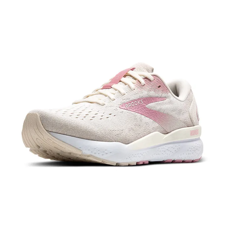 Women's Brooks Ghost 16 1204071B136 Color:  Coconut/Zephyr/White